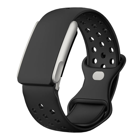 Silicone Sport Band for Fitness Tracker Breathable Waterproof Fit