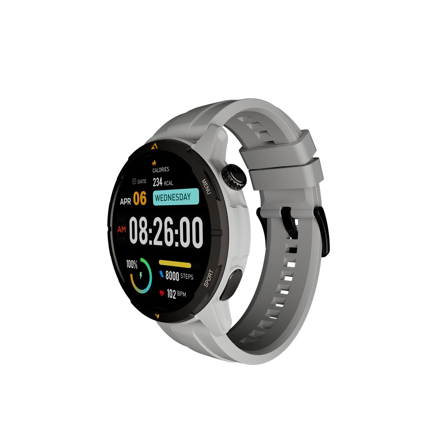 Rugged Smartwatch with Calls Compass and Fitness Tracking