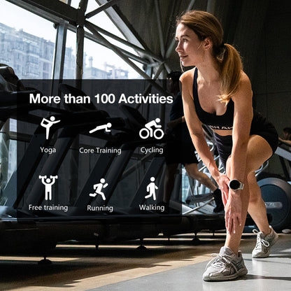 Rugged Smartwatch with Calls Compass and Fitness Tracking